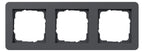 GIRA 0213152 Abdeckrahmen 3f Gira E1 Anthrazit