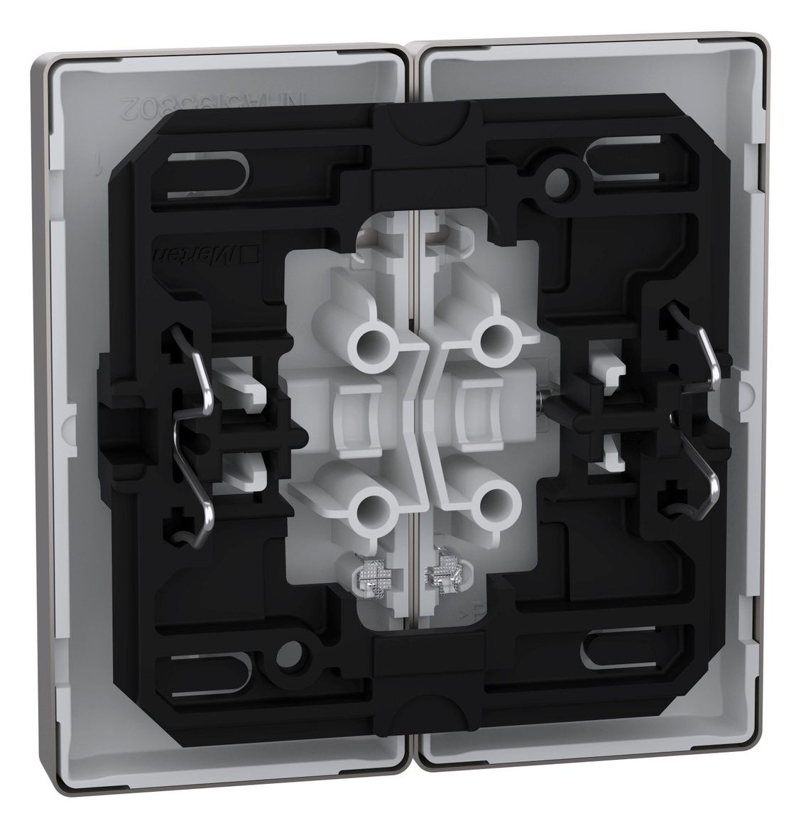Mert MEG 3420-6050 Doppelwippe Kontroll fenster Nickel metallic