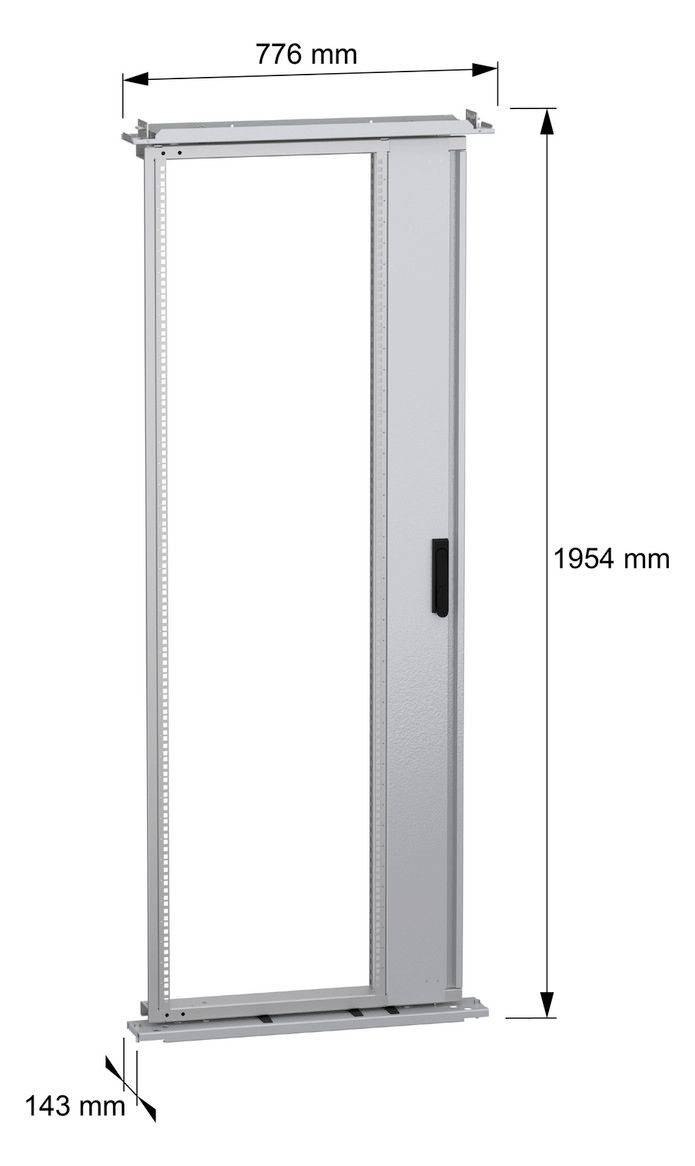 Schneider NSYRSW40 SF/SM 19z-Rahmen schwenkbar 2000x800mm 40M