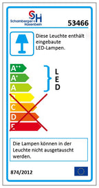 S&H 53466 LED-Panel 1200x300x10mm 180-264VAC 40W 4000Lm 3000K 100° silber
