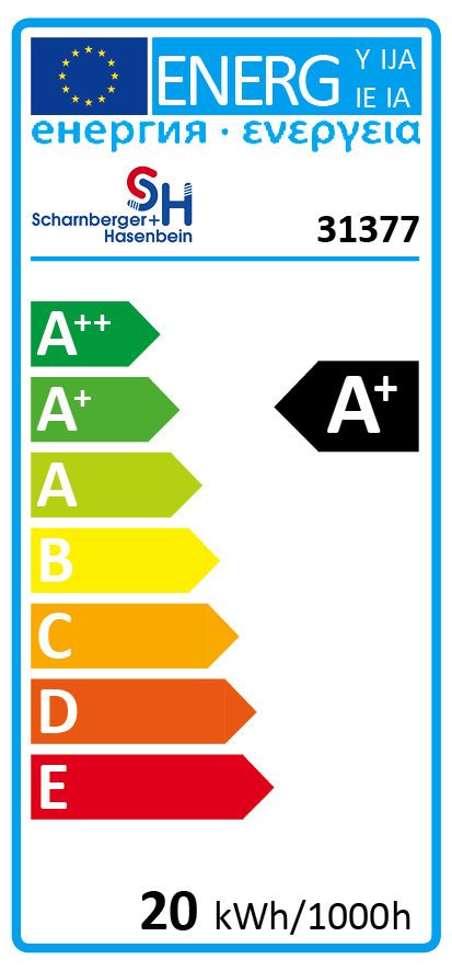 S&H 31377 LED-Allgebrauchsform 62x127mm matt E27 100-277VAC 120-269VDC 20W 3000K