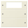 GIRA 219201 Wippenset 2fach Plus System 55 Cremeweiß glänzend (lackiert)