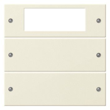 GIRA 219201 Wippenset 2fach Plus System 55 Cremeweiß glänzend (lackiert)
