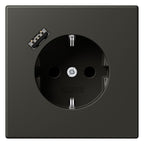Jung LC1520-18A259 SCHUKO-Steckd.m.USB Typ A LC4320R