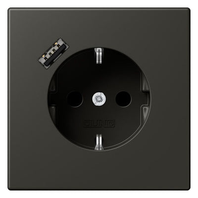 Jung LC1520-18A259 SCHUKO-Steckd.m.USB Typ A LC4320R