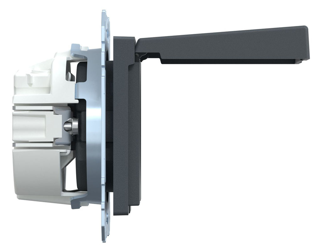 Mert MEG 2311-0414 SCHUKO-Steckdose StK m.Klappdeckel anthrazit System M