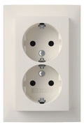 Berker 47591909 Doppelsteckdose SCHUKO Abdeckpl.erh.BS Berker S.1 pws matt