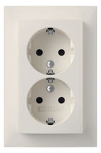 Berker 47591909 Doppelsteckdose SCHUKO Abdeckpl.erh.BS Berker S.1 pws matt