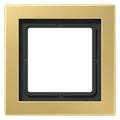 Jung MED2981C Rahmen 1fach LS/FD-design Messing classic