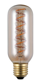 S&H 38083 LED Röhre Filament Flex Axial 45x130mm E27 230V 4,5W 140Lm 2200K gold