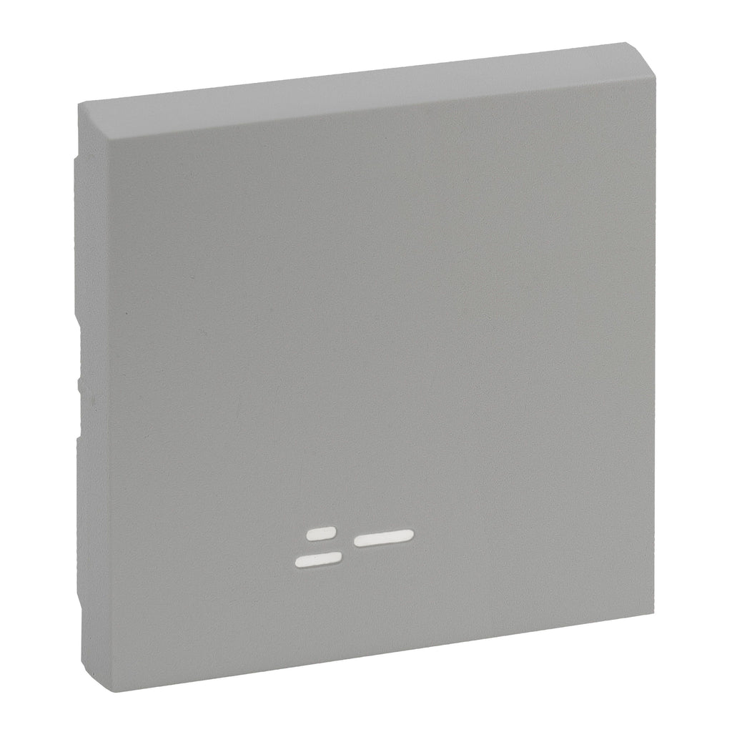 Legrand 864306 Wippe beleuchtet Wechselschalter Niloe Step Aluminium
