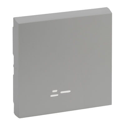 Legrand 864306 Wippe beleuchtet Wechselschalter Niloe Step Aluminium