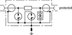 Dehn 909711 DGABNCVCID Überspannungs- ableiter DEHNgate m.BNC-Buschen