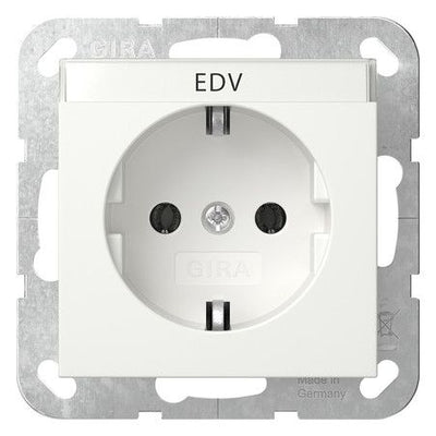 GIRA 445727 SCHUKO-Steckdose BSF System 55 Reinweiß seidenmatt