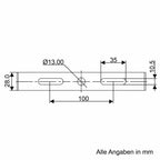 S&H 90255 LED Displaystrahler 225x185x130mm 35W rt/blau IP65