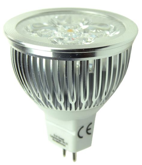 S&H 30838 LED MR16 4SMD Ø50x54mm dimmbar GU5,3 13,5-24VAC/DC 3,6W 250Lm 2850K