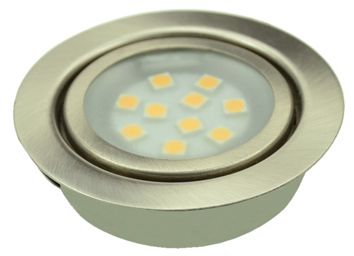 S&H 90057 LED-Downlight Ø71mm EinbauØ62mm 12VAV/DC chrom f.G4 bis 35mm