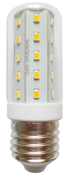 S&H 36635 LED-Röhrenform 30x88mm E27 230V 4W/830 400lm 3000K 360° klar