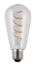 S&H 38155 LED Rustika Filament Flex Axial 64x140mm E27 230V 4,5W 190Lm 2200K