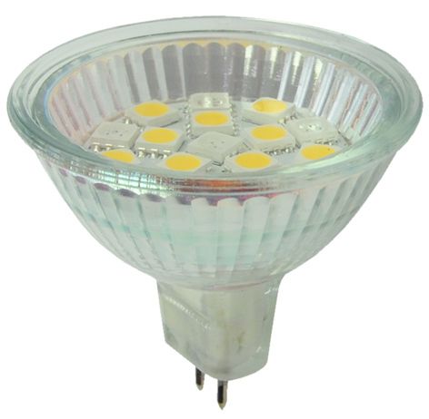 S&H 30753 LED Reflampe MR16 GU5,3 dimmbar 10-30VDC 10-18VAC 1,8W 3000K/rt