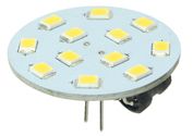 S&H 31122 LED-Leuchtmittel 12er SMD Modul Ø 30mm GZ4 10-30VDC 10-18VAC 2W
