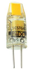 S&H 30215 LED-Leuchtmittel 10x30mm G4 dimmbar 10-30VDC / 10-24VAC 1W 90Lm