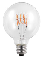 S&H 38169 LED Globe Filament Flex Transversal 95mm E27 4,5W 190Lm 2200K
