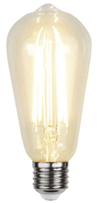 S&H 30917 LED Rustikaform Filament 64x140mm E27 4,2W 300Lm 2100K