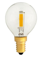 S&H 32904 LED-Tropfenform Filament 45x70mm E14 1W 140Lm 2700K 300° klar