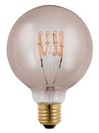 S&H 38165 LED Globe Filament Flex Transversal 95mm E27 4,5W 140Lm 2200K