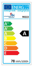 S&H 90222 LED Displaystrahler 287x375x182mm 100-240VAC/DC 70W 6000Lm