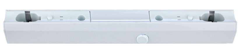 S&H 35053 Fassung f.LED-Linienlampe 300mm S14s weiß IP20 Aufbau