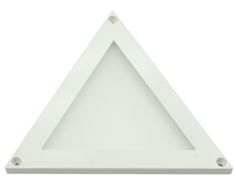 S&H 90173 LED Aufbau Panel Dreieck 100x100x100x5mm 12-14VDC 2W/828 100Lm