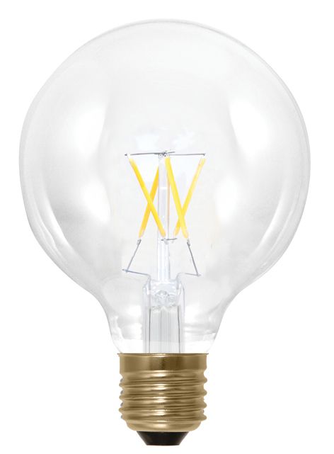 S&H 33966 LED-Globeform Filament 95x140mm E27 3W/922 260Lm 2200K 360°