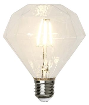 S&H 33066 LED-Diamant Filament 115x132mm dimmbar E27 230V 3,2W/827 320Lm 2700K