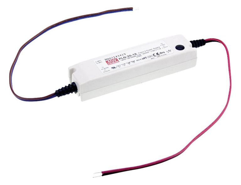 S&H 55045 LED-Trafo 148,5x38,5x28mm 90-277VAC/24VDC 19,2W IP64 PLN-20-24
