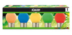 S&H 30964 LED Tropfenform 45x73mm Kunststoff E27 240VAC 1W 12Lm 5 Farben