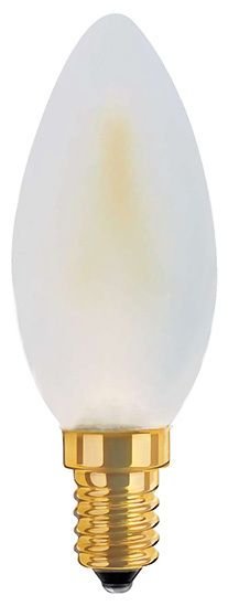 S&H 38901 LED-Kerzenform Filament 35x105mm E14 2W 200Lm 2700K 300° matt