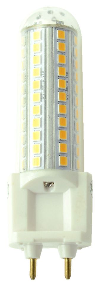 S&H 37119 LED 96SMD 30x100mm G12 85-265VAC/85-240VDC 10W 3000K 360°