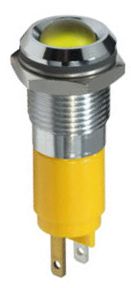 S&H 38205 LED-Signallampe 10mm 12-14VDC gelb