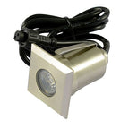 S&H 33869 LED Boden-EBstrahler quadr.45mm EBØ 32mm 12VDC 1,5W 6000K
