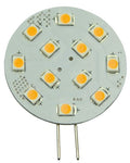 S&H 35011 LED-Leuchtmittel 12SMD Modul Ø30mm G4 10-30VDC 10-18VAC 2W 3000K