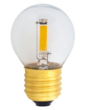 S&H 32905 LED-Tropfenform Filament 45x70mm E27 1W 140Lm 2700K 300° klar