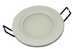 S&H 34746 LED-Downlight Ø95mm EBØ85mm 24VDC 6W RGB 125° matt strukturiert