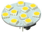 S&H 31121 LED-Leuchtmittel 10er SMD Modul Ø 30mm GZ4 10-30VDC 10-18VAC 1,7W