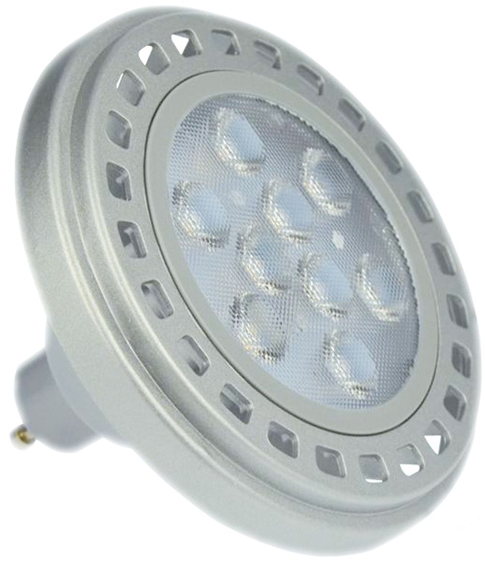 S&H 37123 LED ES111 9LED 110x80mm GU10 9W 630Lm 6000K 30° dimmbar