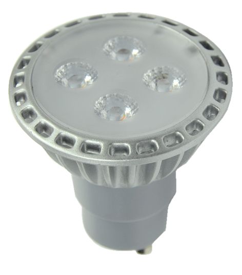 S&H 34488 LED Reflampe PAR16 4SMD 50x55,5mm GU10 5,5W amber 220Lm 30°