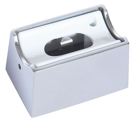 S&H 35055 Fassung f.LED-Linienlampe S14d Alusilber IP20 Aufbau 70x40x45mm