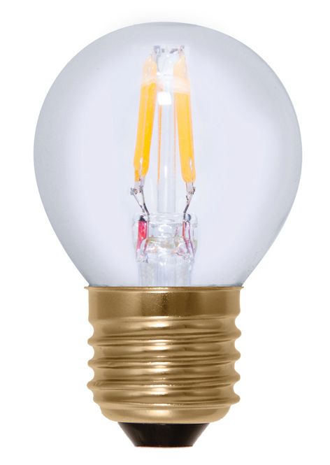 S&H 33986 LED-Tropfenform Filament 45x72mm E27 2,5W/922 200Lm 2200K