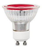 S&H 38261 LED Reflampe PAR16 50x54mm GU10 220-240V 5W 30Lm rot 38° dimmbar